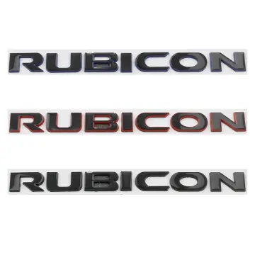 Jeep Wrangler Rubicon Emblem Badge Aufkleber OEM Mopar 