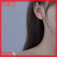 Variety ✨Hot Sale✨ 1คู่ต่างหูหมุดเกลียวตะปูเกลียวรูปหูเหล็กไทเทเนียมแบบเรียบง่ายสำหรับผู้หญิงผู้หญิงของขวัญสำหรับงานเลี้ยงเครื่องประดับ