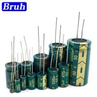 Aluminum Electrolytic Capacitor 6.3V 10V 16V 25V 63V 100V 400V High Frequency Low ESR 47UF 330UF 470UF 1000UF 2200UF 20 2-100pc