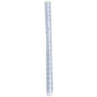 PVC Static Cling White Frost Stripe Decorative Home Office Front Door Translucent Glass Window Film Clings Covering,17.7-by-39.3 Inches(45 x 100CM)