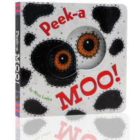 Original English picture book peek-a moo! Guess who I am, the same series of childrens early education enlightenment cognition hide and seek cardboard books