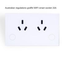 Smart Home 100v-240v Wear-resistant And Non-slip App Settings Open And Close The Background Light Wifi Smart Socket Double Plug Ratchets Sockets