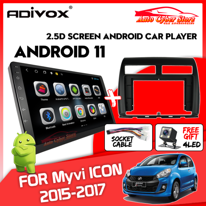 ADIVOX 10 Inch T3L Android 11 Universal Android Car Player 1GB+16GB   SCREEN Car Stereo 2DIN WIFI GPS Navi Quad Core Radio Video MP5 Player FOR  Perodua Myvi Icon 2015 2016 2017 | Lazada