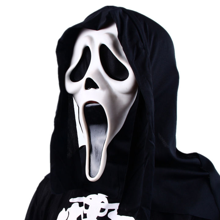 Evade glue Ghost Face Scream Movie Horror With Shroud Skull Halloween ...