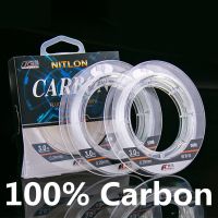 [HOT LIAXLLWISAAZH 534] 100M 100สายตกปลาคาร์บอนไฟเบอร์ผู้นำสายตกปลาสาย Pesca Super Strong Multifilament สายตกปลาคาร์พ