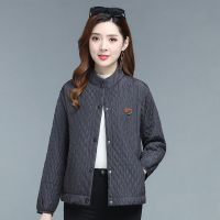 ✎♠✟ Jackets 2023 New Fashion Middle-aged Thin Cotton-padded Coats Female Parkas Outerwear Overcoat