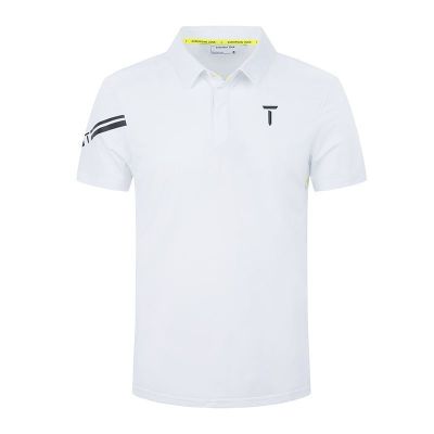 EuropeanTour European Tour golf wear mens short-sleeved T-shirt 22 summer lapel POLO shirt golf