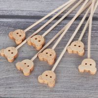 5pcs/pack Cute Bear Rattans Reed Diffuser Sticks Fragrance Bottle Scented Sticks Diffusers Expands Fragrant Flower Perfume Decor