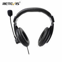 Retevis EHK004 PTT MIC หูฟังเครื่องส่งรับวิทยุชุดหูฟังที่มีความยืดหยุ่นสำหรับ สำหรับ B Aofeng UV-5R Bf-888S สำหรับ Retevis H777 RT5R