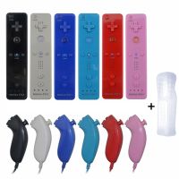 For Nintend Wii 2 In 1 Set Wireless Bluetooth Joystick Remote Controller SYNC Gamepad Left Hand Nunchuck Optional Motion Plus