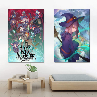 Modern Family Bedroom Decor: Little Witch Video Game Canvas Art Poster - Wall Art Picture Print