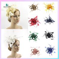 GLASSES580 แถบคาดศีรษะ กิ๊บติดผม Brid fascinator ขนนกริบบิ้น พร้อมคลิปหนีบ หมวก fascinator แฟชั่นสำหรับผู้หญิง เส้นด้ายสำหรับถัก หมวกคลุมศีรษะ งานเลี้ยงแต่งงานปาร์ตี้