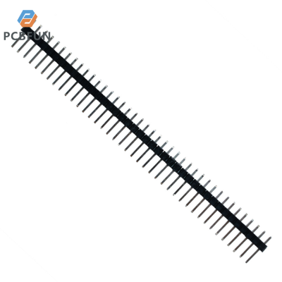 pcbfun เข็มแถวเดียวขนาด2.54มม. วัสดุพลาสติก PBT 1/10ชิ้น