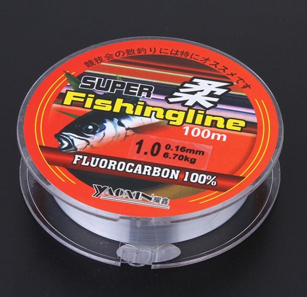 สายช็อคลีด-shock-leader-fluorocarbon-ยาว-100เมตร