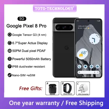 Japan Version Google Pixel 8 Pro 5G Google Tensor G3 6.7 NFC Octa Core  Android 14 IP68 dust/water resistant 50MP Cameras