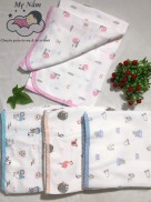 Chăn cotton bo viền 1m1 1m1 cho bé