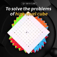 ▩ QIYI 10X10 Magic Speed Cube Stickerless Professional Antistress Puzzle Fidget Toys Children Gifts Stress Reliever Toys