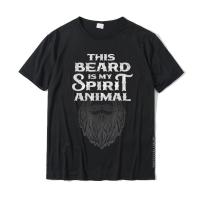 Mens This Beard Is My Spirit Animal Funny Beard Gift Tee Top T-Shirts Cosie New Design Mens T Shirt Cosie Cotton