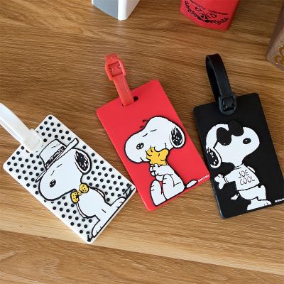 hot！【DT】▨  Rectangle Accessories Luggage Tag Silica Gel Suitcase ID Addres Holder Baggage Boarding Label
