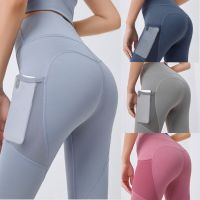 Yoga Pants With Pocket Women Leggings For Fitness Nylon High Waist Long Pants Women Hip Push UP Tights Women Gym Clothing