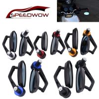 【ใหม่】 SPEEDWOW Universal 7/8 Quot; Moto End Motor กระจกมองข้างด้านหลังมอเตอร์มือจับกระจกมองข้างกระจกมองข้าง