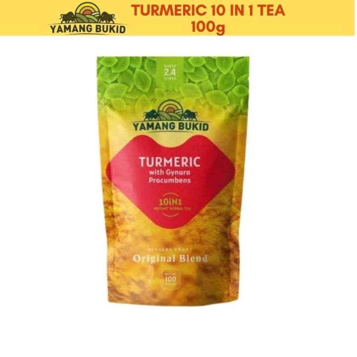 Yamang Bukid Turmeric 10 in 1 Tea (100g)♙ Lazada PH