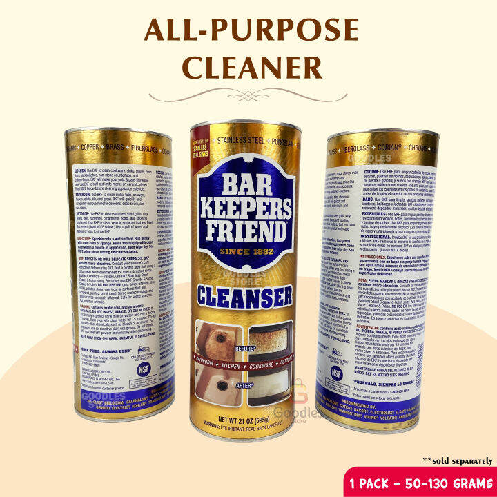 Bar Keepers Friend Cleanser Powdered Cleanser BKF Rust Remover Steel
