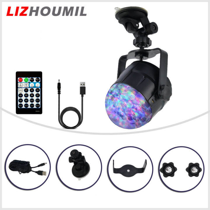 ไฟเครื่องฉายรูปดาว-lizhoumil-15สี8ระดับโหมดหรี่แสงโคมไฟลูกบอล-led-ดิสโก้-usb-ตกแต่งไฟสำหรับบ้านกลางคืน