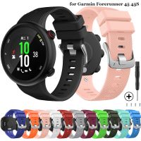 Tali Jam Tangan Cerdas Silikon untuk Garmin Forerunner 45 45S Tali Pergelangan Tangan Olahraga untuk Aksesori Gelang Pengganti Garmin Renang 2