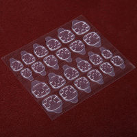 24PCS Board Transparent Double Sided Adhesive Tapes Stickers False Nails Glue Nail Tips Extension Decal Tools NA031