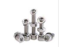 M12 304 Stainless steel inner hexagon Screws bolt nut flat/spring washer