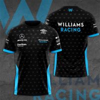 T SHIRT -  （ALL IN STOCK）  Williams Racing AMG F1 Racing Teams Men Summer T-shirt Formula One  Oversized Tees Shirts Tops Clothes   (FREE NICK NAME LOGO)