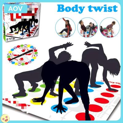 Twister เกม Twister เกมสำหรับเด็กอายุ6 + ปีเสื่อเต้นรำ Twister การออกกำลังกายเสื่อหมุนหลายผู้เล่นเกมบิดร่างกายเกมกีฬาของเล่นกลุ่มแบบโต้ตอบสำหรับครอบครัวเด็กปาร์ตี้
