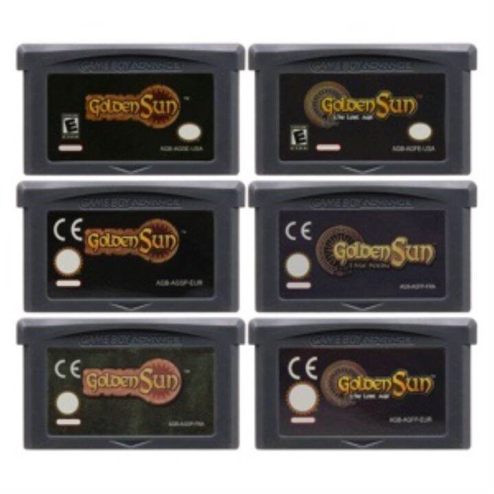 Golden Sun Series GBA Game Cartridge 32-Bit Video Game Console Card ...