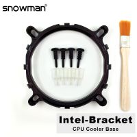 [Kuaile home furnishing]SNOWMAN CPU Cooler พัดลมยึดฮีทซิงค์สำหรับ Intel LGA 1700 1200 1150 1151 1155 1156 775 2011ซ็อกเก็ตหม้อน้ำฐานระบายความZhongguan digital