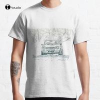 Mk1 Escort Escortmk1 Rally Rallycar Car Race Racecar Racing Escort Rally Classic Tshirt Cotton Tee Shirt Gildan