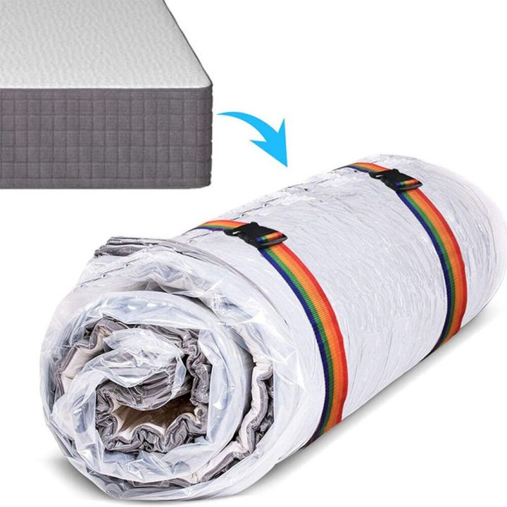 (Queen, Full-XL, Full) Mattress Vacuum Bag Compress Mattress to 1/8 of its  Size. Double Zip Seal & Leak-Proof Valve. Huge, Jumbo Mattress Bag for