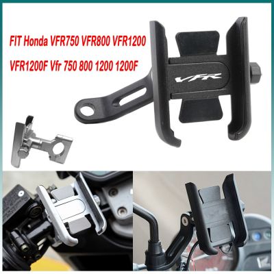 For Honda VFR750 VFR800 VFR1200 VFR1200F Vfr 750 800 1200 1200F Handlebar Mobile Phone Holder GPS stand bracket Motorcycle