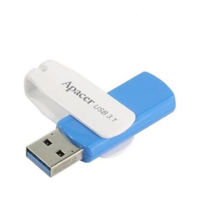 apacer-ah357-fd-32gb-blue-แฟลชไดร์ฟ-usb-3-2-gen-1-สีโอเชี่ยนบลู-ของแท้-ประกันศูนย์ตลอดอายุการใช้งาน