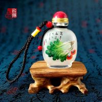 High-end Original Inside-painted snuff bottle pure handmade creative Chinese characteristic handicraft gift decoration