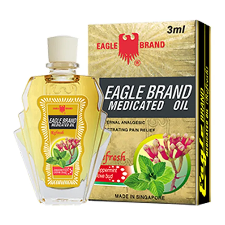 Eagle Brand Medicated Oil Refresh 3ML Lazada Singapore