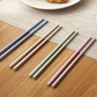 Food Grade Wheat Chopsticks★Ready Stock★ Environmentally Friendly Chopsticks Gift Tableware Heat-Resistant Household Chopstick