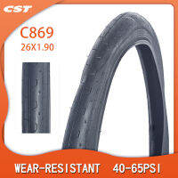 ยางรถจักรยาน26นิ้ว CST 26*1.90จักรยานเสือภูเขา26er ยางความต้านทานต่ำ Pneu Bicicleta C869