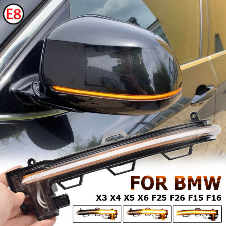 2ชิ้นสีดำสำหรับ-bmw-f25-x4-f26-x5-x3-f16-2014-2018รถกระจกมองข้างไฟกระพริบตัวบ่งชี้โคมไฟ-led-แบบไดนามิกเลี้ยวแสง