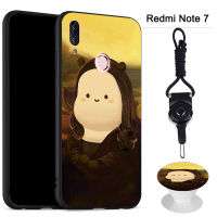 ใหม่แฟชั่นป้องกันซิลิกาเจลนุ่มเคสโทรศัพท์เคสโทรศัพท์สำหรับXiaomi Redmi Note 7/หมายเหตุ7 Proเดียวกันรูปแบบถุงลมนิรภัยโทรศัพท์และเชือก