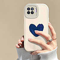 เคสoppoa93มาใหม่ Cartoon Heart สวยๆ หนัง TPU สี่เหลี่ยมการป้องกันกล้องป้องกันโทรศัพท์ยางป้องกัน