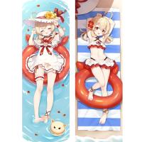 Game Genshin-Impact Project Dakimakura Swimming Design Klee Hugging BodyPillowcase DIY Throw Cushion Pillow Cover Collection