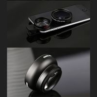 2 in 1 Phone LLens With Clip 0.45X Wide Angle Len And 12.5X Macro HD Camera Lens Universal For iPhone Android Phone