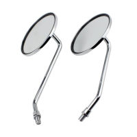 2PcsPair 8mm 10mm Motorcycle Back Side Convex Mirror Rearview Mirror Scooter E-Bike Motor Rear View Mirrors