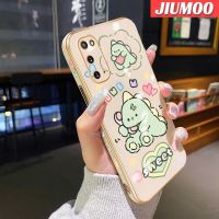 JIUMOO เคสปลอกสำหรับ Samsung Galaxy S20บวกและ S20พิเศษเคสโทรศัพท์กันกระแทกลายการ์ตูนน่ารัก Little Monster ขอบด้านข้างเคสนิ่มแบบดั้งเดิมกรอบด้านหลังเป็นเคสป้องกันกล้อง